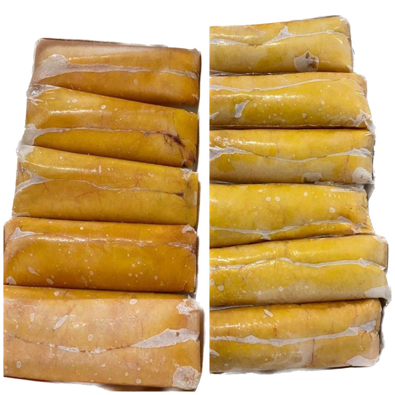 Bottarga is a delicacy of salted, cured fish roe pouch, typically of the grey mullet or the bluefin tuna (bottarga di tonno)